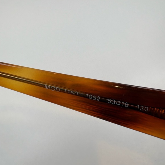 FRAMES ONLY- Versace MOD 1160 1052 Tortoise Rectangular Eyeglasses 53•16•130 - Picture 13 of 14